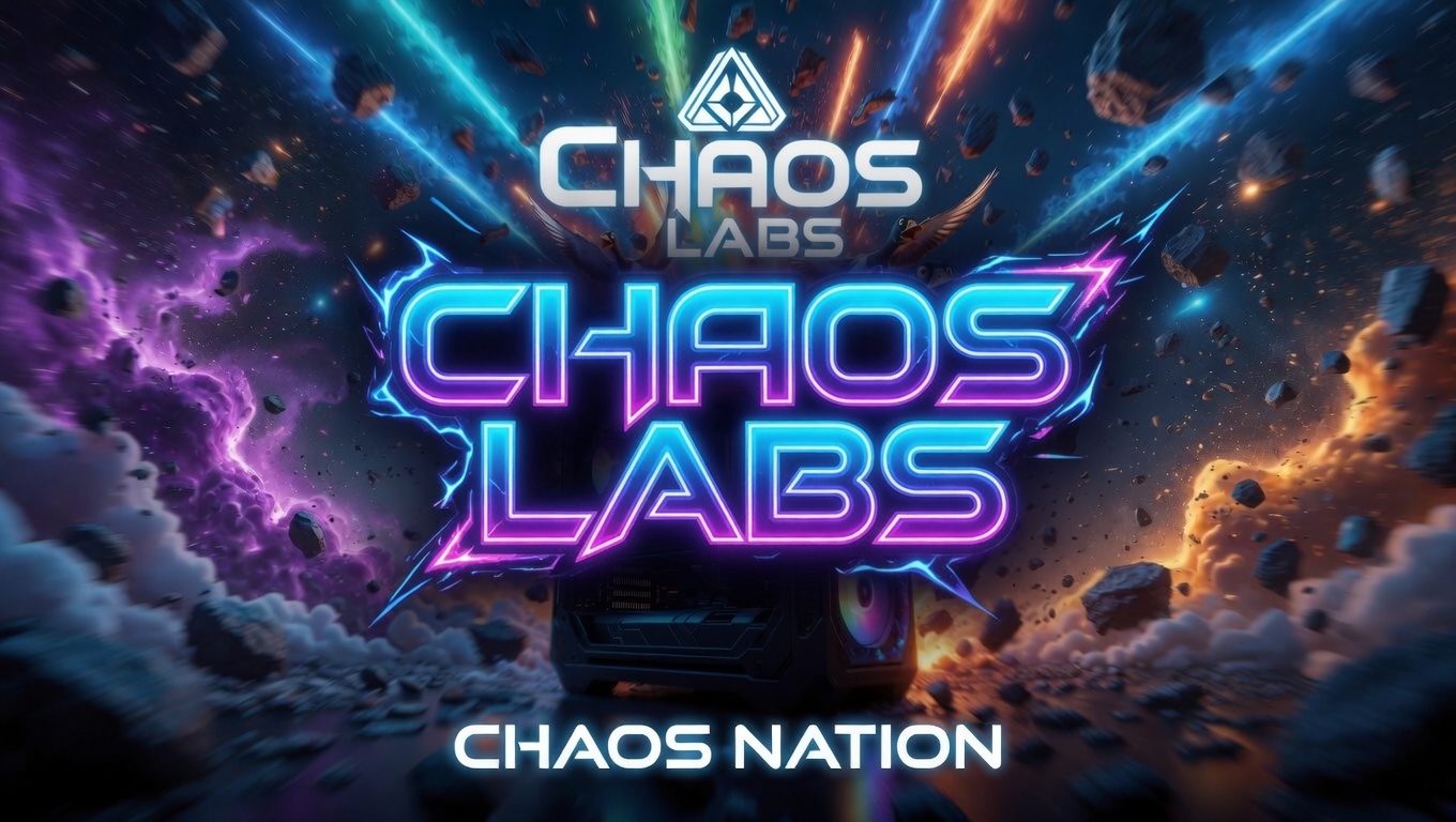 Chaos Labs title card with neon lettering and Chaos Nation